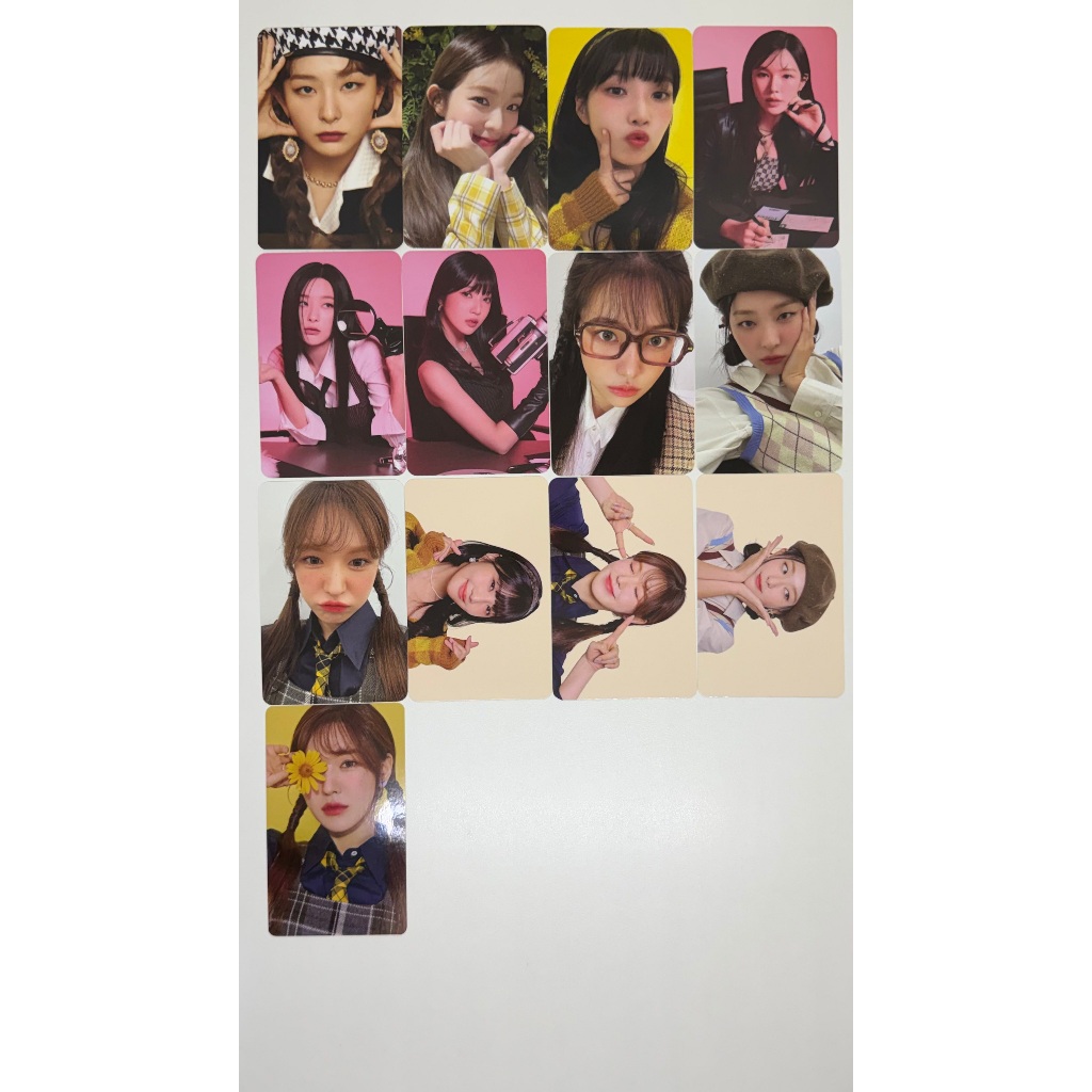 red velvet season's greeting 2023 photocard original official kpop