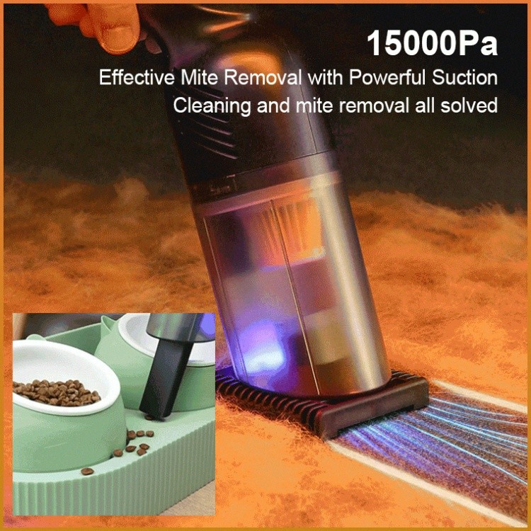 [Portátil e Eficiente] Wireless Pet Hair Remover Handheld Vacuum Cleaner