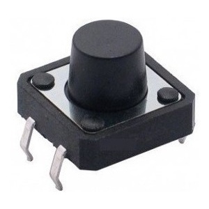 100 Peças - Chave Tactil 12x12x8,5mm 4t 180 Graus Promoção