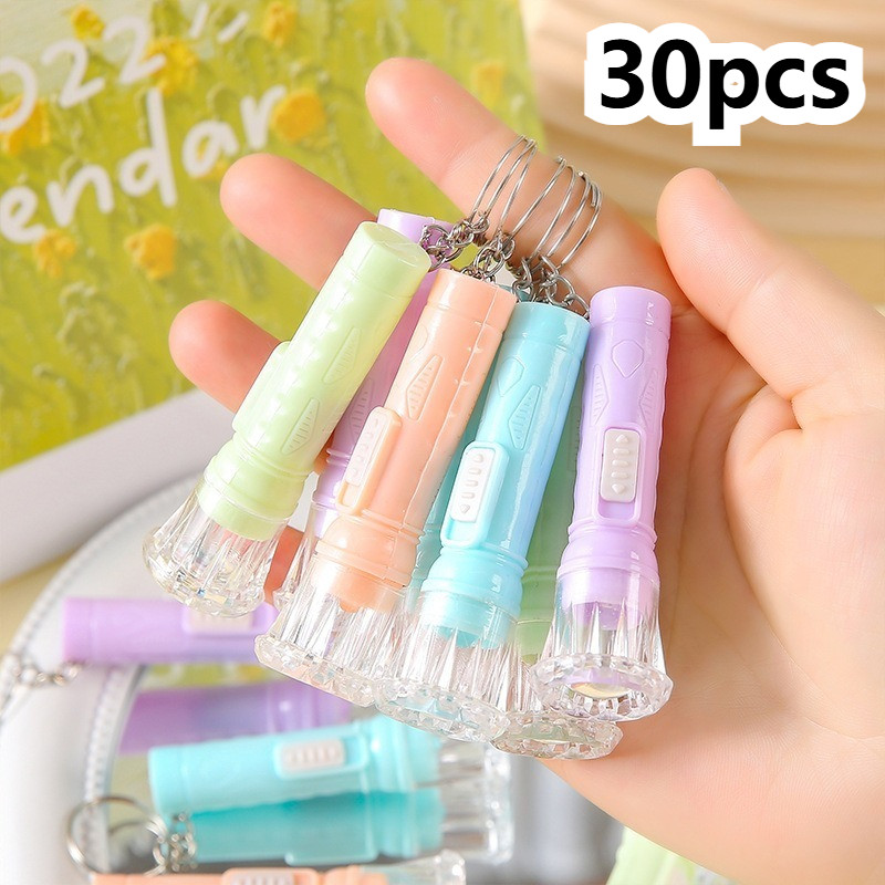 30pcs/20pcs/10pcs Ultra Bright Pequena Lanterna Conveniente Mini De Iluminação Brinquedo Luminoso