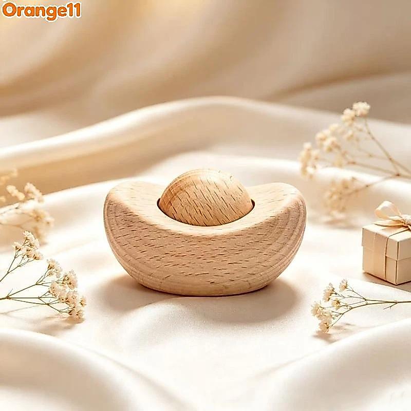 Difusor De Óleo Essencial De Madeira De Faia Natural OORAN , Design Para Home Office E Espaço De Ioga BR
