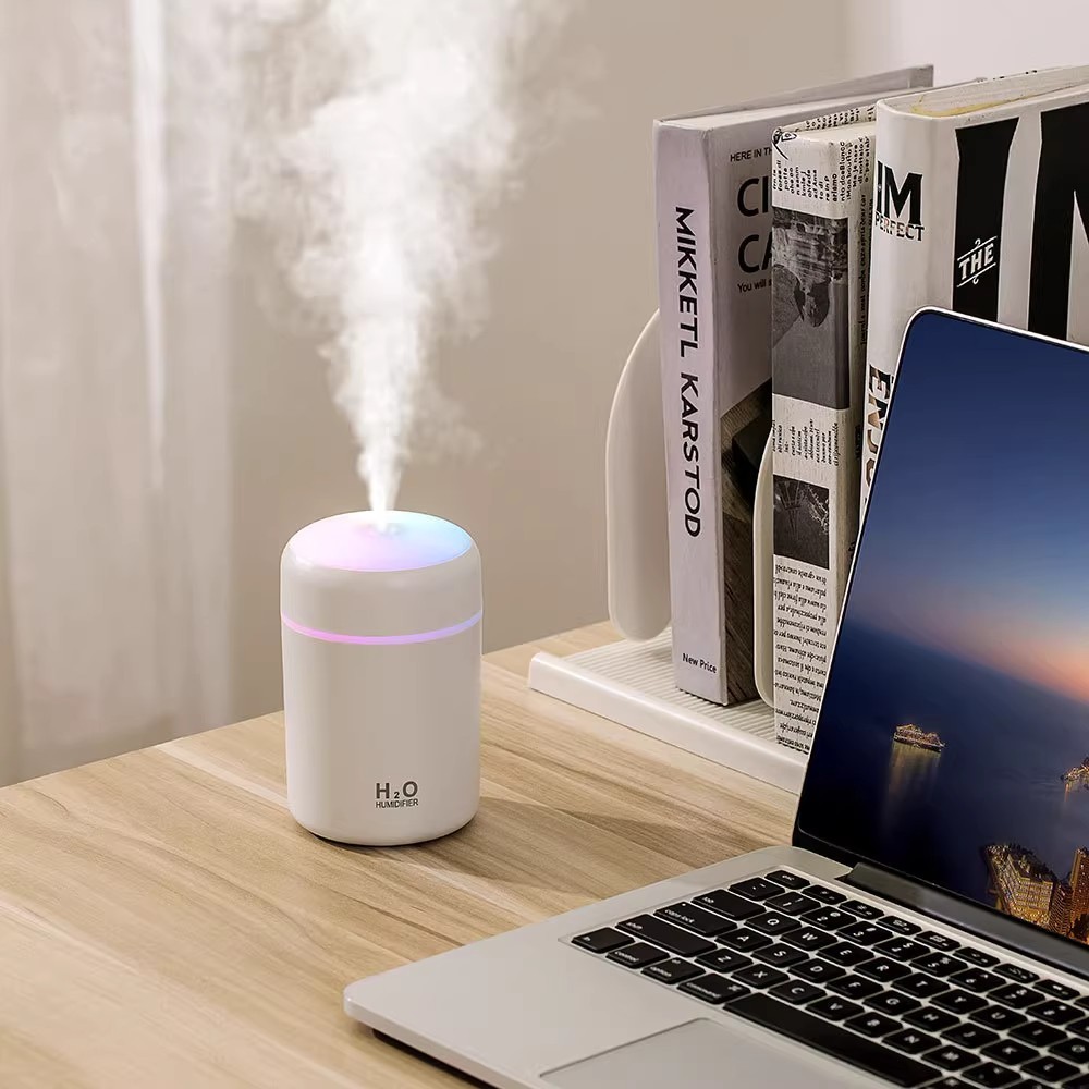 Umidificador japonês Colorful Marquee Umidificador USB Carro Home Office Night Light Umidificador atomizador