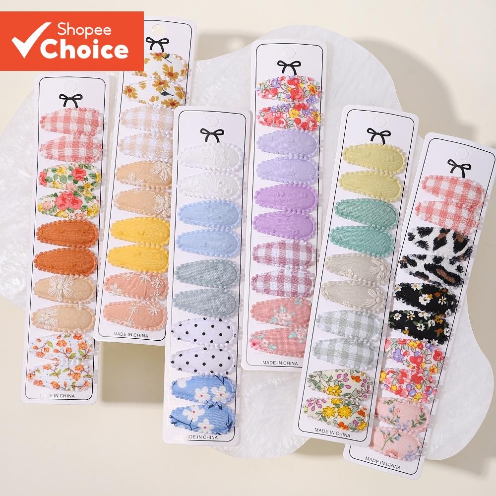 Conjunto De Grampos De Cabelo De Liga De Algodão Arco Mini Xadrez Crianças Meninas Acessórios