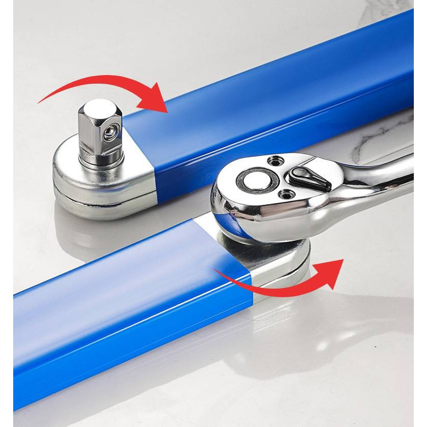 Chave Ratchet Prolongada Ajustável Universal Dupla Face Multifuncional