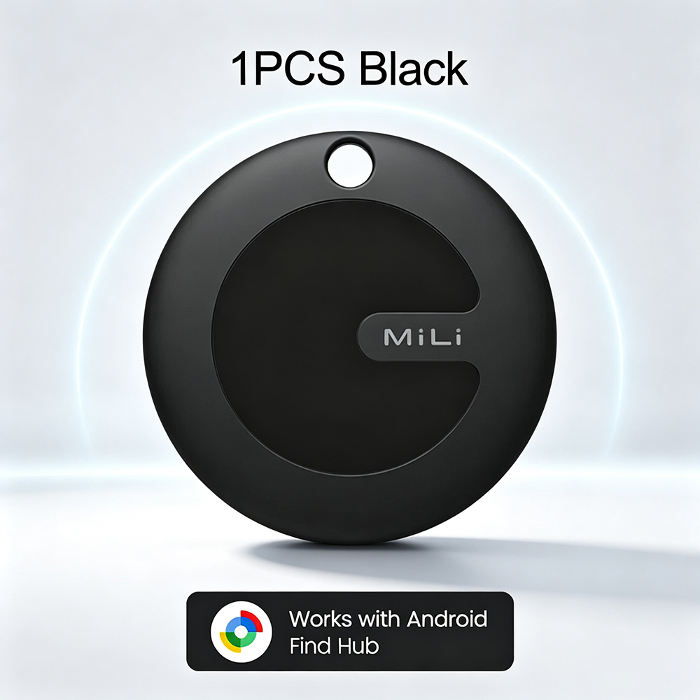 Smart Tag funciona com Android Google Find Hub, rastreador Bluetooth MiLi MiTag, localizador de itens por Bluetooth para
