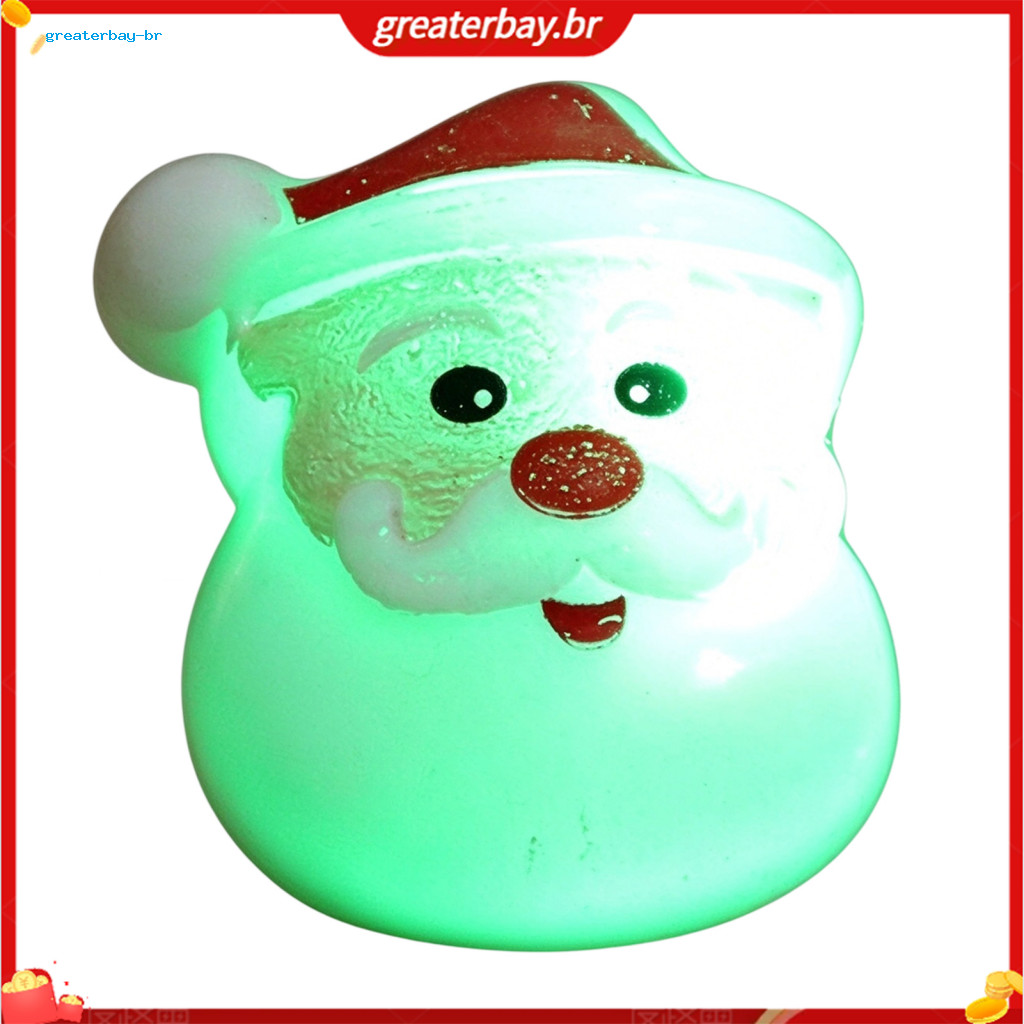 Christmas Led Light-up Rings for Kids Adults – Glow the Dark Flashing Finger Santa Snowman Tree Snowflake Party Suppli