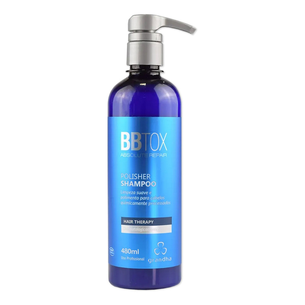 Grandha Polisher Shampoo Reparador Danos Progressiva 480ml