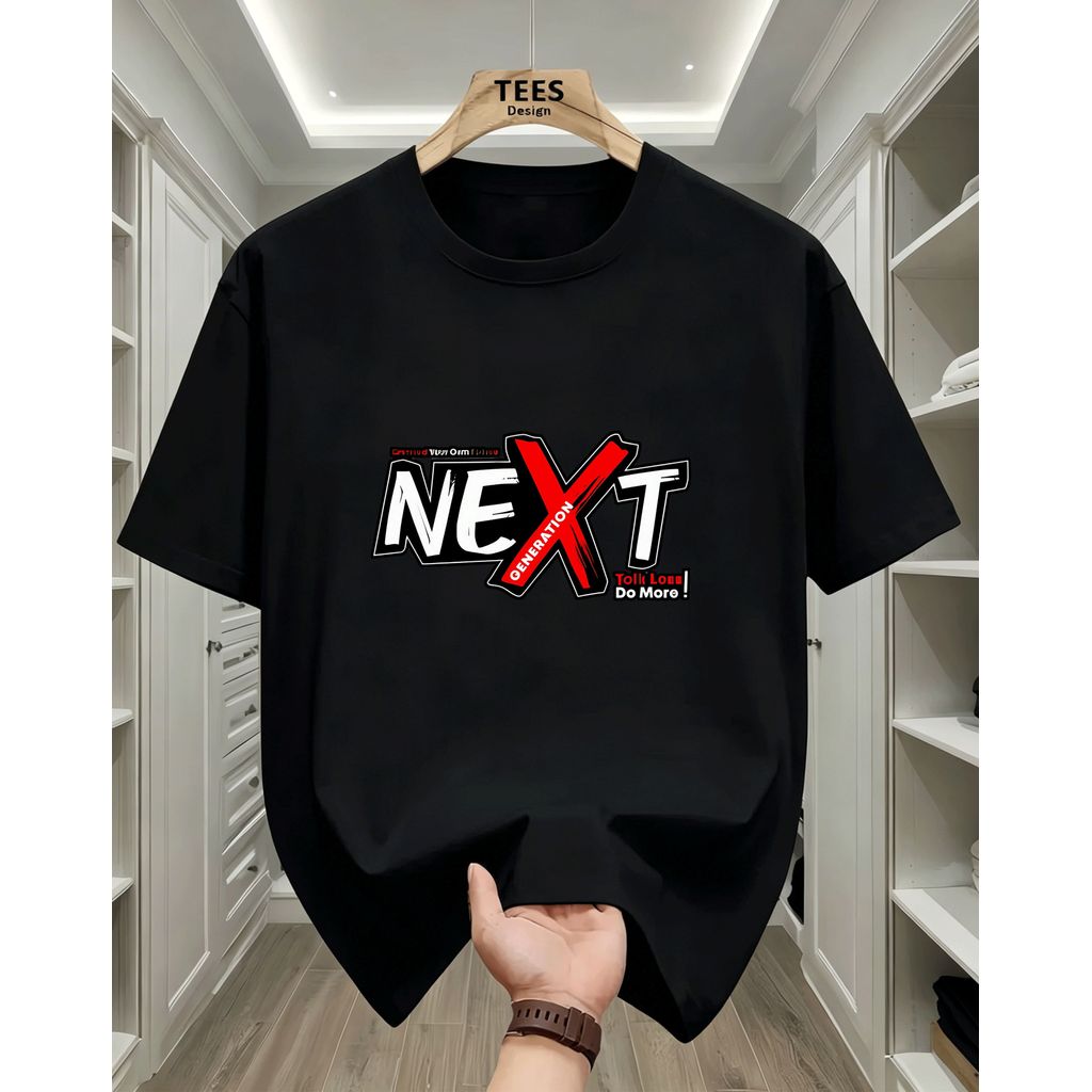 2026 Camiseta Masculina Estampa Next Generation Moderna Atemporal Confortável Estilo Casual