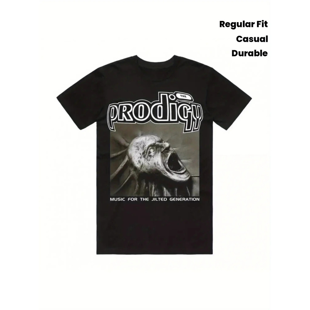 Camiseta Masculina Feminina Oversized Estampa The Prodigy Music For The Jilted Generation T-shirt Streetwear