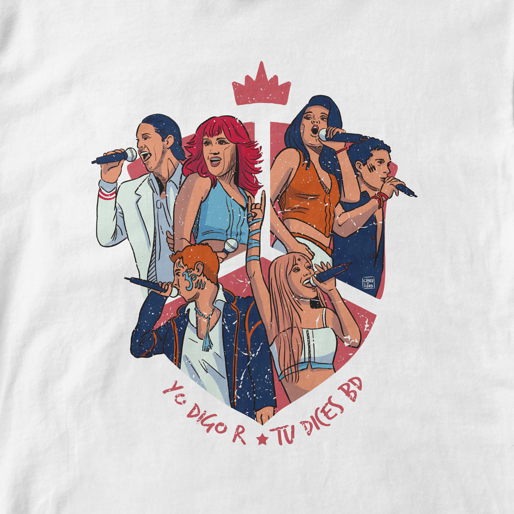 Camiseta Tour Generacion (RBD) de Algodão Unissex