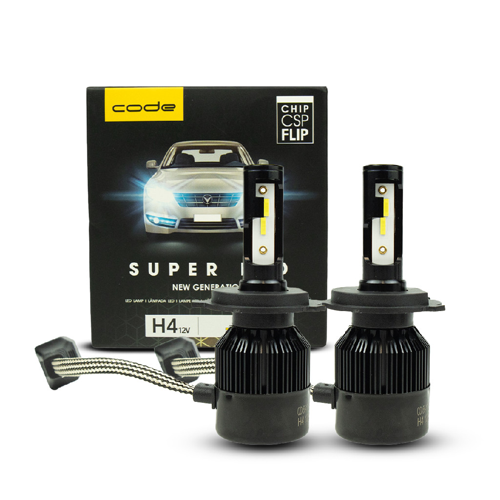 Lâmpada Automotiva Super Led Code H4 8000K New Generation C/2