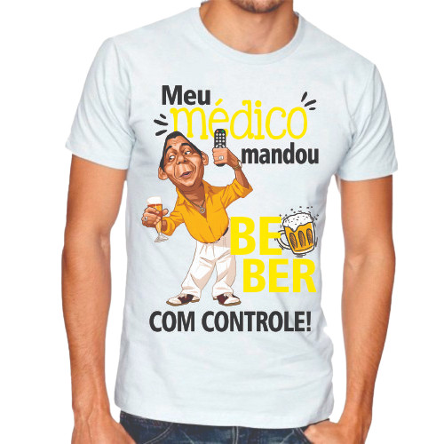 Camiseta Estampada Carnaval Zeca Pagodinho🎉🎶- Camisa de Malha 100% Algodão - Envio Imediato😉- Polar Clothing Store