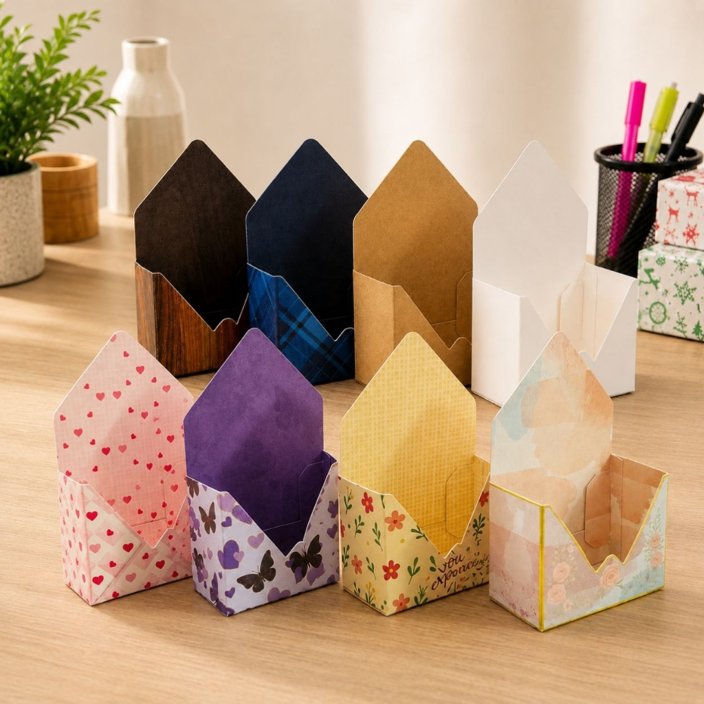 Embalagem Criativa MINI Envelope. Lembrancinha Presentes Caixa Envelope