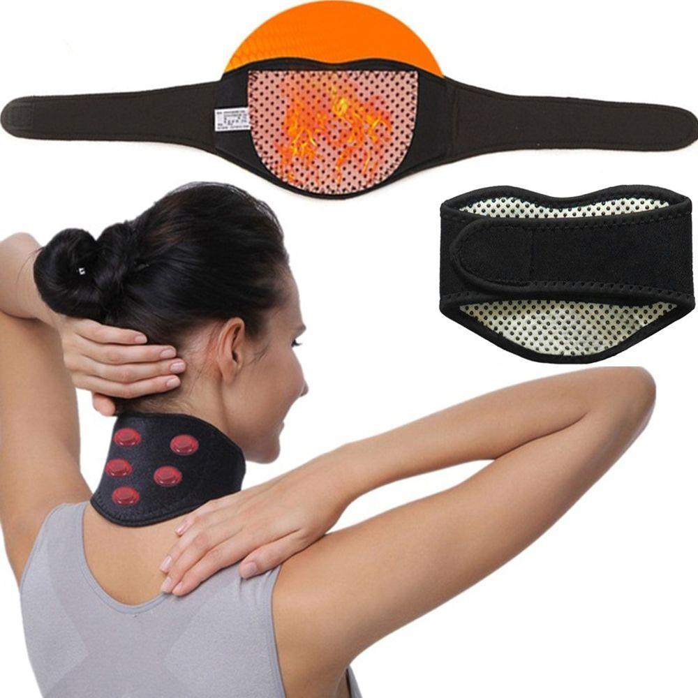 Neckband Warmer Infravermelho Distante Pescoço Relaxamento Terapia De Disco Cervical Colar De Cuidados Com O
