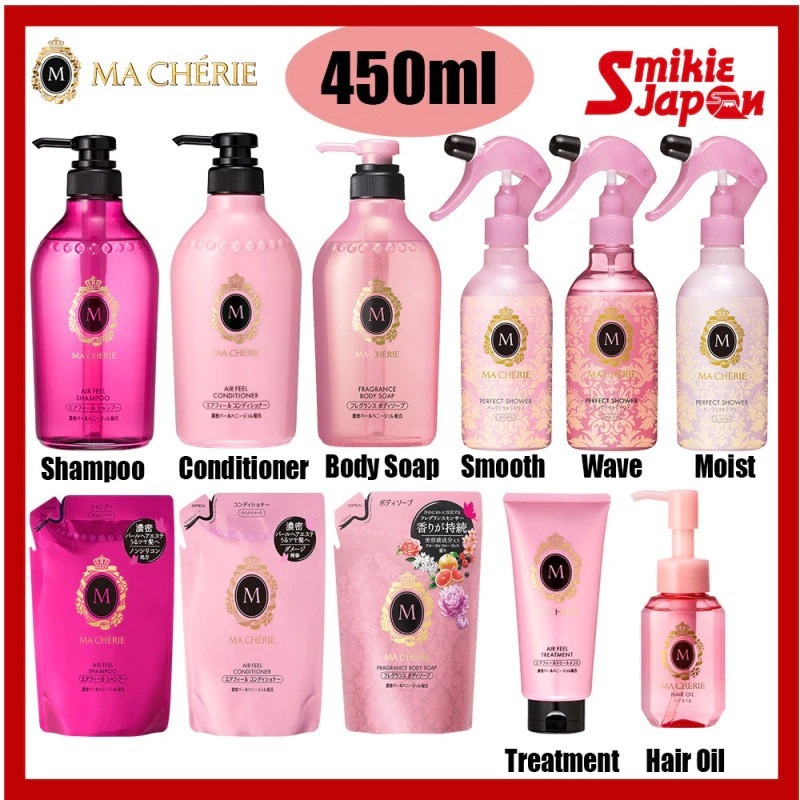 Fine Today Ma Cherie Moisture & Air Feel Shampoo/ Conditioner/ Perfect Shower Smooth/ Wave/ Moist Hair Spray Oil
