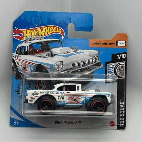 Hot Wheels Chevy Big-air Bel-air  branco lucas oil N°718