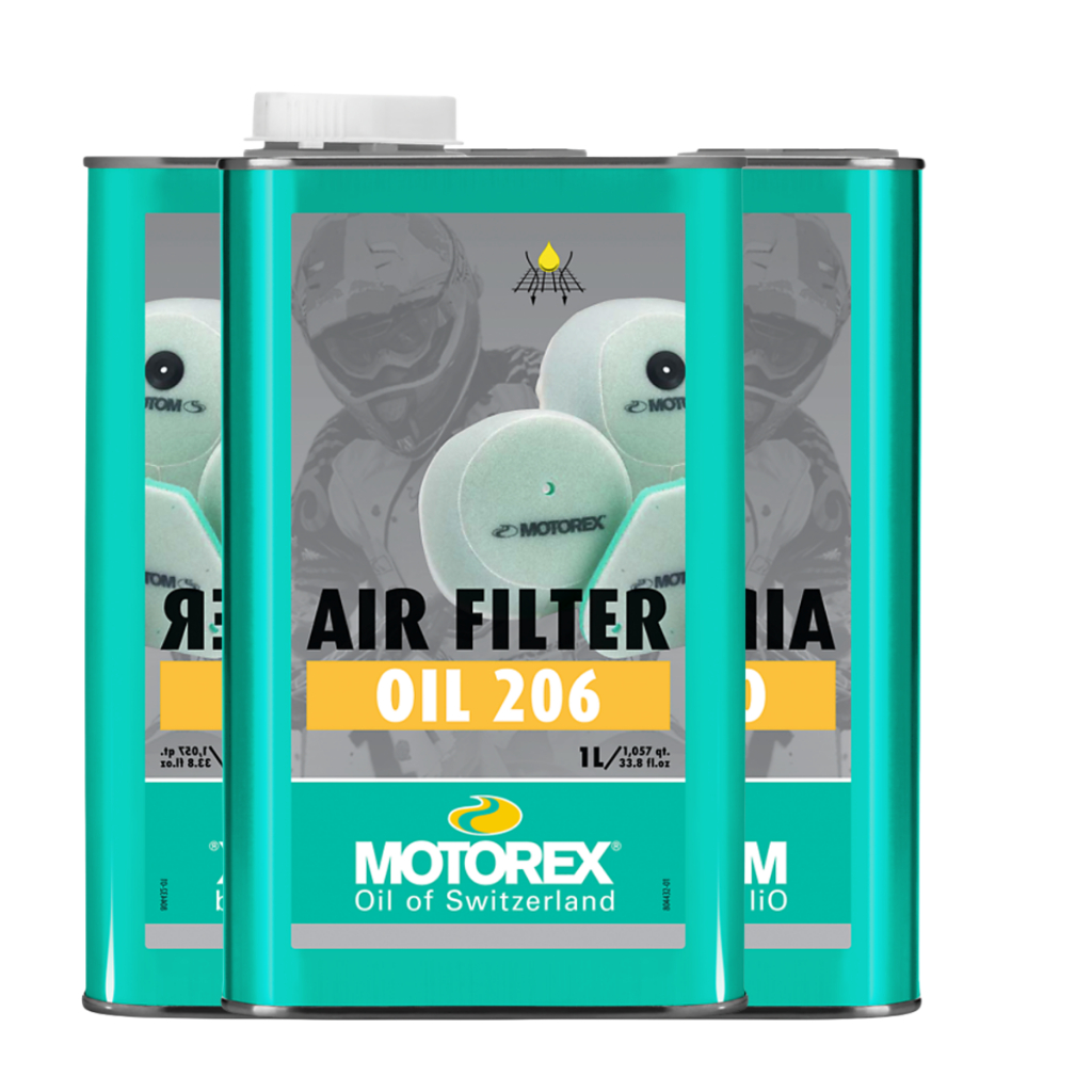Óleo Filtro Ar Motorex 206 Espuma Anti Poeira 1Litro Moto Air Filter Oil