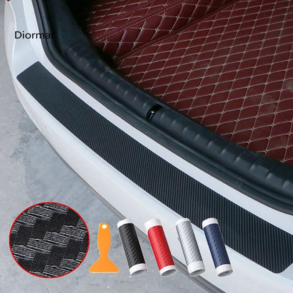 Waterproof Door Frame Protector Car Bumper Sticker Universal Edge Strip Pvc Carbon Fiber Anti-scratch Non-slip for Vehic