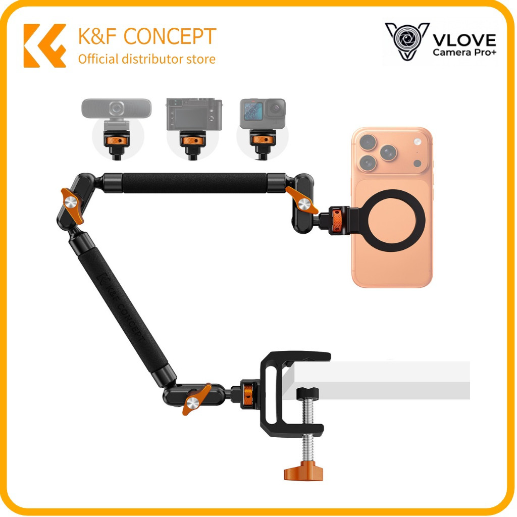 K & F Concept TQ53 Braçadeira C De Braço Mágico De Mesa De 22 