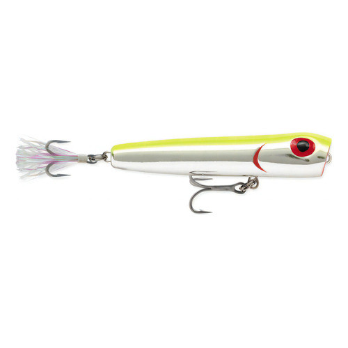 Isca Artificial Storm Chug Bug 110 - 11cm Cor Metallic Silver Chartreuse Back Pesca