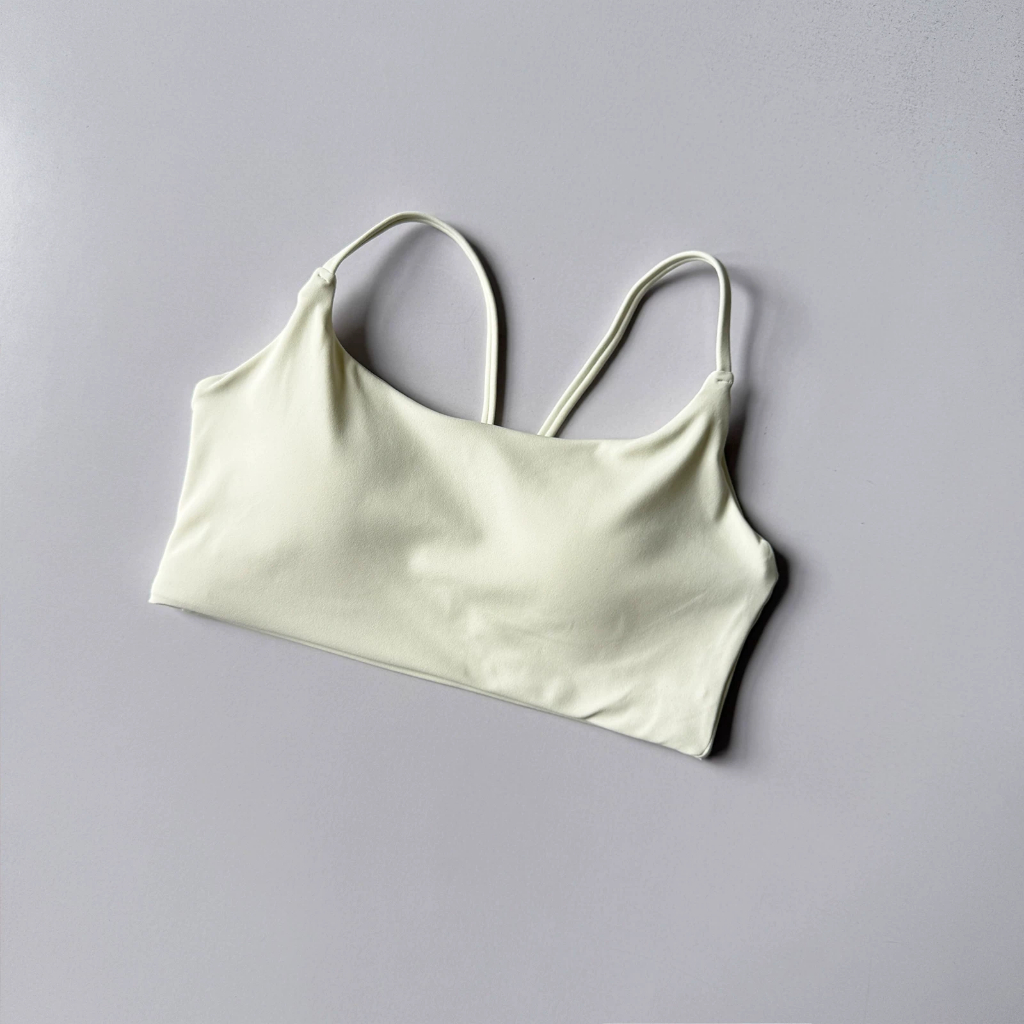 Copo Fixo Sutiã Esportivo De Secagem Rápida Wearable Exterior À Prova De Choque De Fitness V-Back Treinamento Tanque Sup