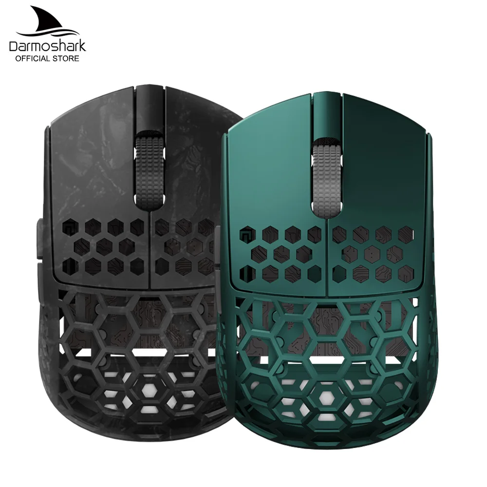 Darmoshark M5Air V2 Forged Carbon Fiber Gaming Mouse Wireless 8K Macro Mouse 30KDPI  Finger Grip Small Hand Mice 30g Lightweight