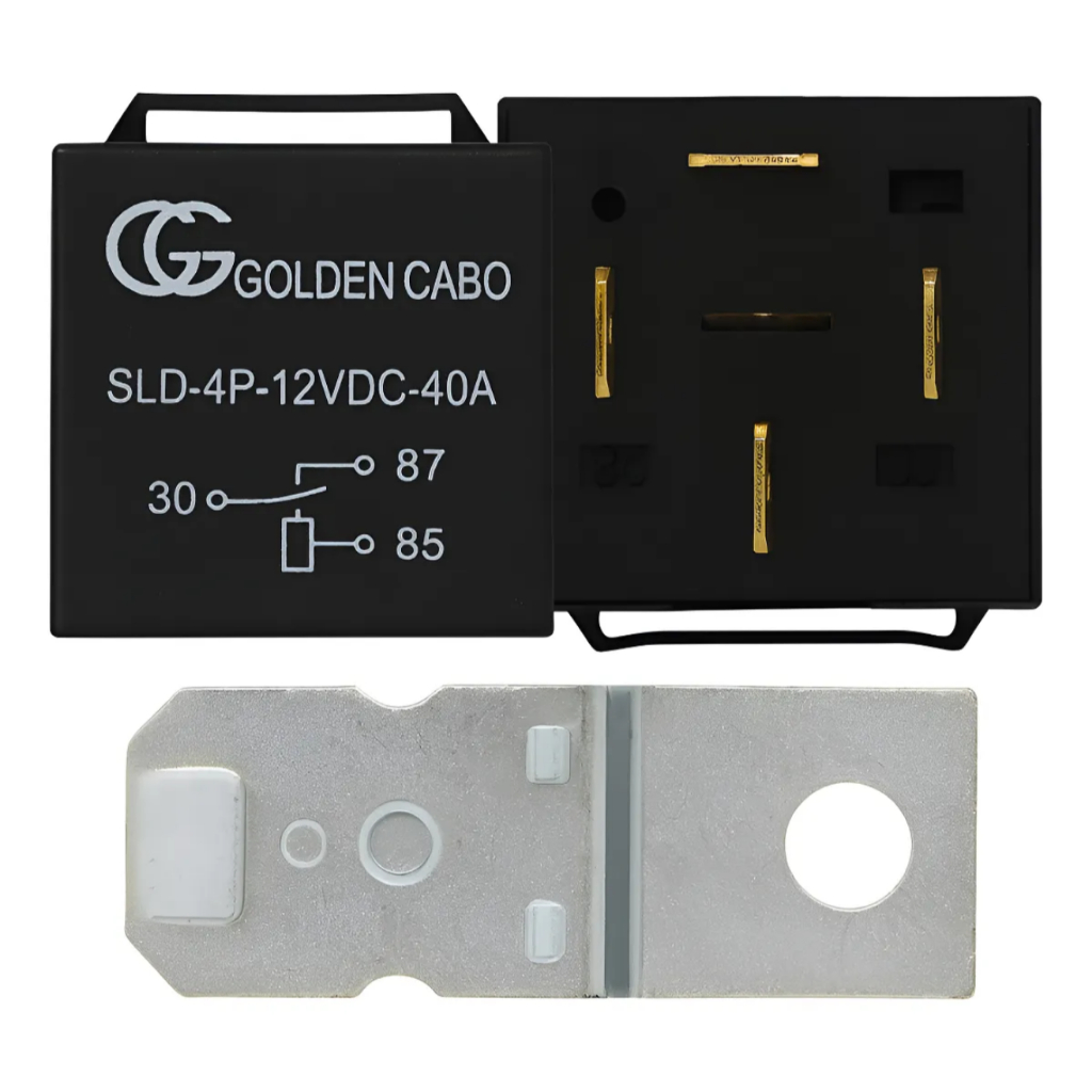 5pcs Relé Automotivo Auxiliar Universal 12v 40a 4 Pinos
