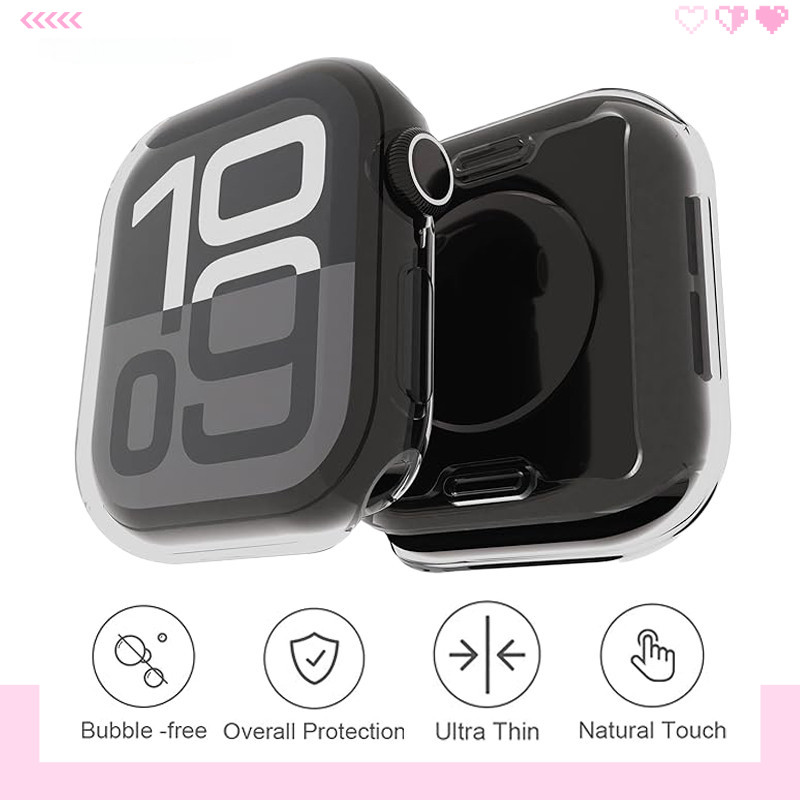 Adequado Para Apple Watch Ultra2 , Ultra1 , S10 , S9 , S8 , S7 , S6 , S5 , S4 , S3 , S2 E SE . material TPU Transparente