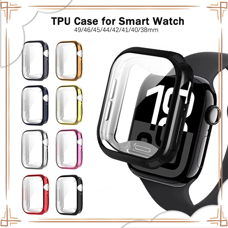 Adequado Para Apple Watch Ultra2 , Ultra1 , Série 10 , 9 , 8 , 7 , 6 , SE , 5 , 4 , 3 , 2 , 1 . Capa Protetora De TPU De
