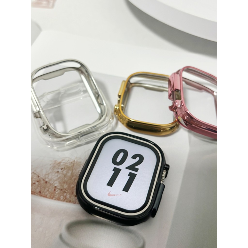 Adequado para Huaqiangbei Fruit Watch 49mm Apple Watch Ultra1/2 Oco Soft Shell Capa Protetora