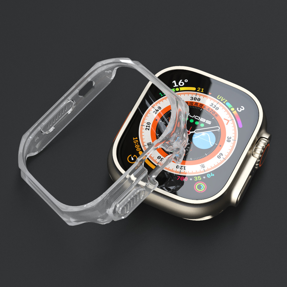 Adequado para Apple watch ultra1/2 Capa protetora Acessórios Capa 49mm Capa protetora para relógio Moldura protetora App