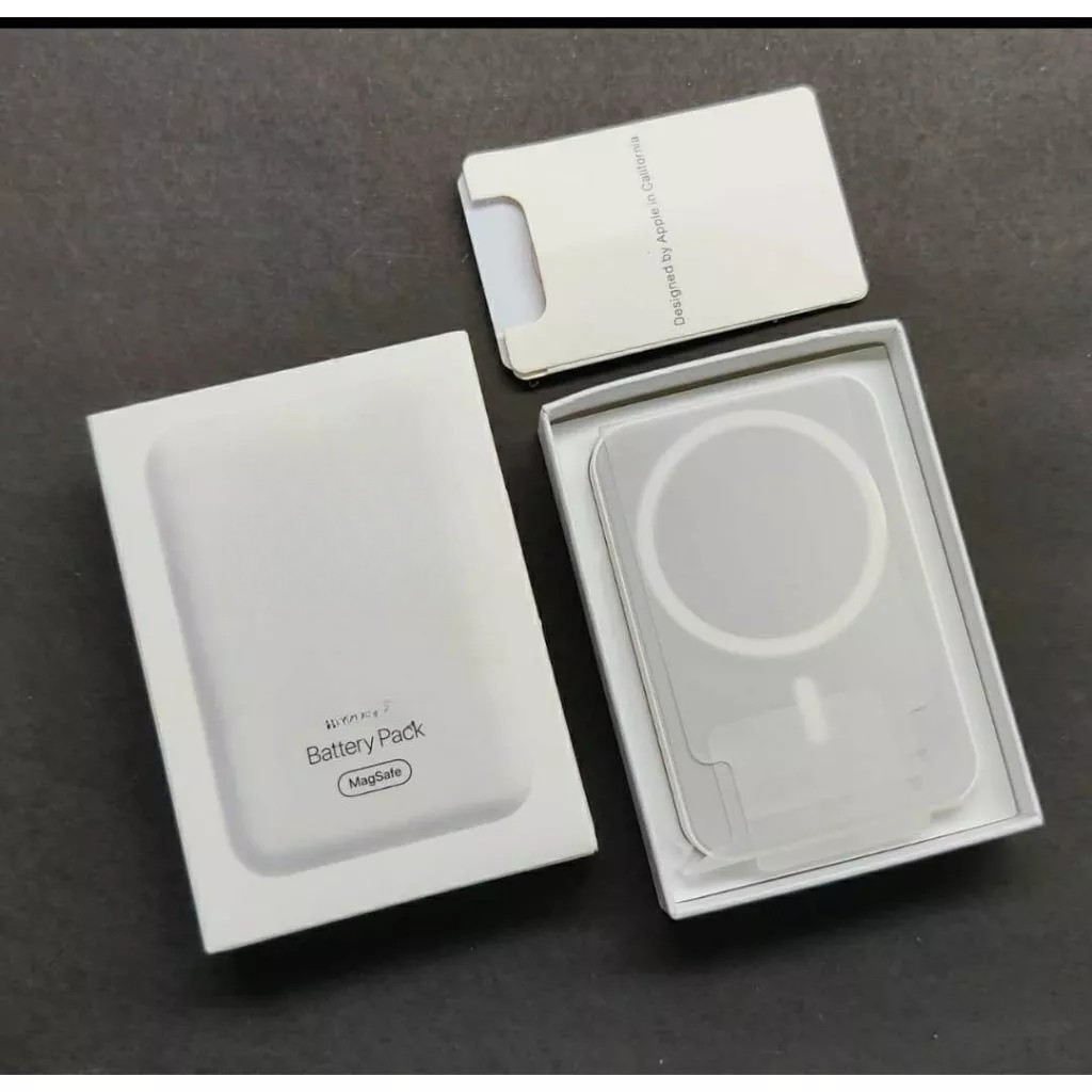 Carregador Portátil Indução para iPhone/Android Magsafe Apple Sem fio Bateria Carga 5000mAh/10000mah