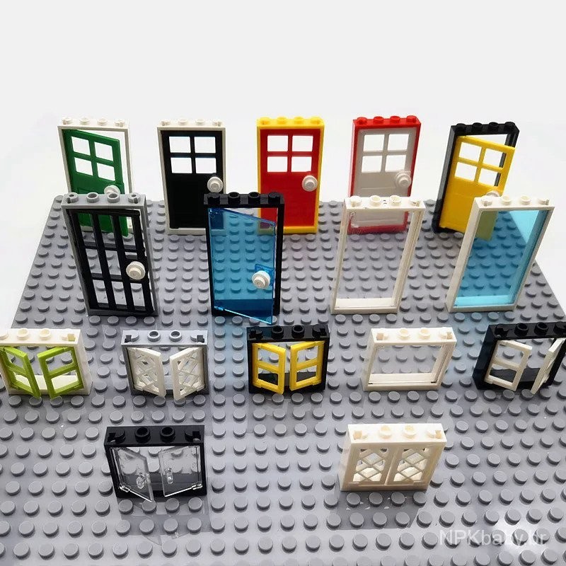 MOC House Doors Windows Building Blocks Peças City Friends Blocks Brinquedos Marca Compatível Montar Brinquedos para Meninos Crianças Bricks 3HEP