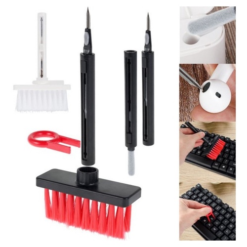 Espanador Escova P/ Teclado Fone De Ouvido 5 Em 1