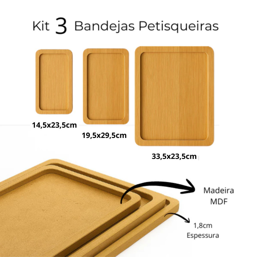 Decorative Tray Kit for Coffee Tea Snack Tray Condiments Home Kitchen Table Setting