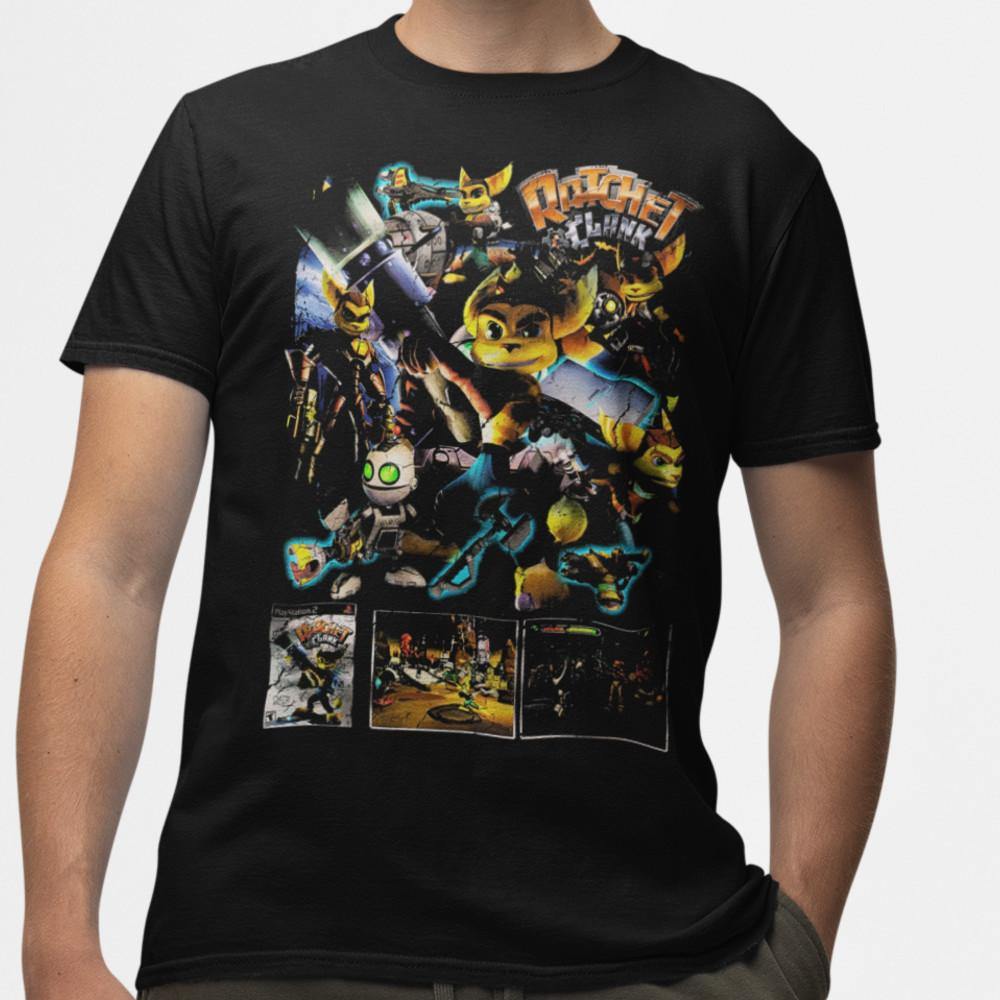 Camiseta Camisa Algodão Game Ratchet & Clank