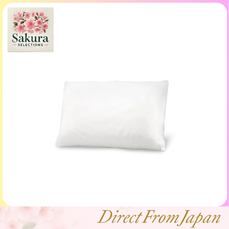 Travesseiro Iris Plaza, fabricado no Japão, altura ajustável, respirável, tecido macio, baixa emissão de poeira, ajuste suave para a cabeça e o pescoço, lavável à máquina, menos propenso à umidade, tela, tamanho P, branco.