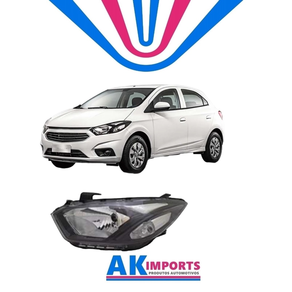 Farol Principal Esquerdo Chevrolet Onix/Prismal Manual  Marca: Tyc  Ano: 2017 Até 2019  Cód:  20-F908-05-2B