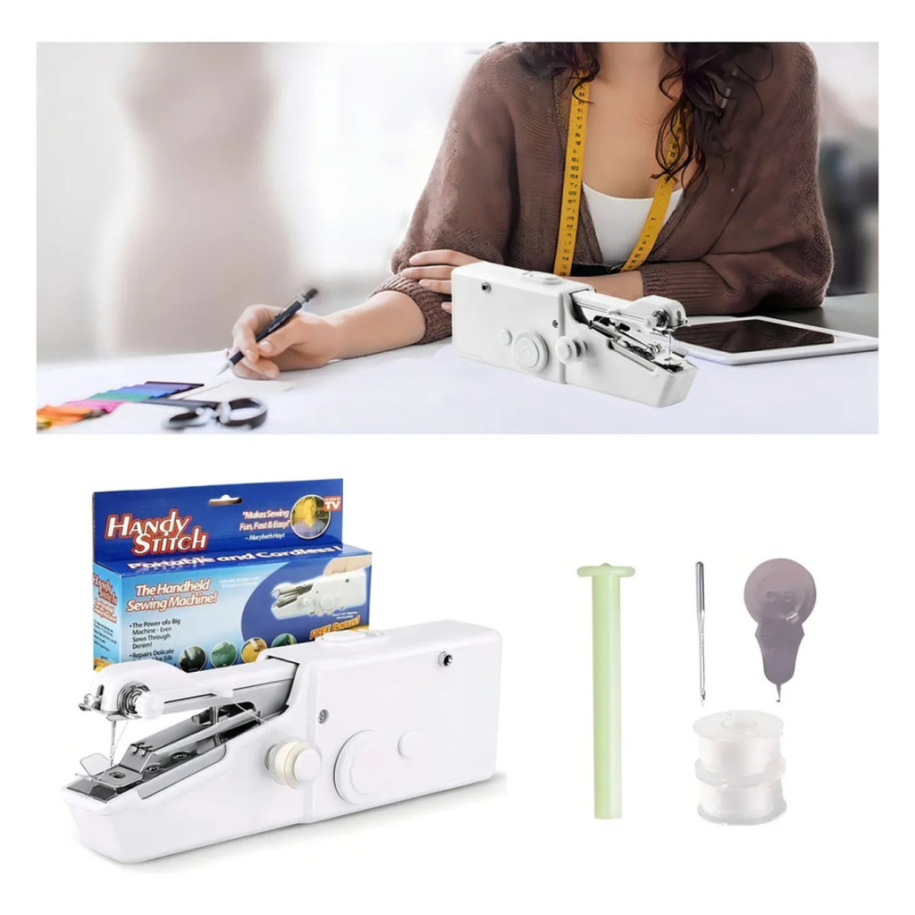 Mini Máquina de Costura Portátil – Costure em Qualquer Lugar