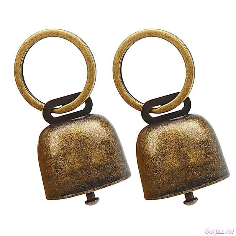 2pack Iron Pet Bells Loud Sound Dog Collar Bells Training Bells