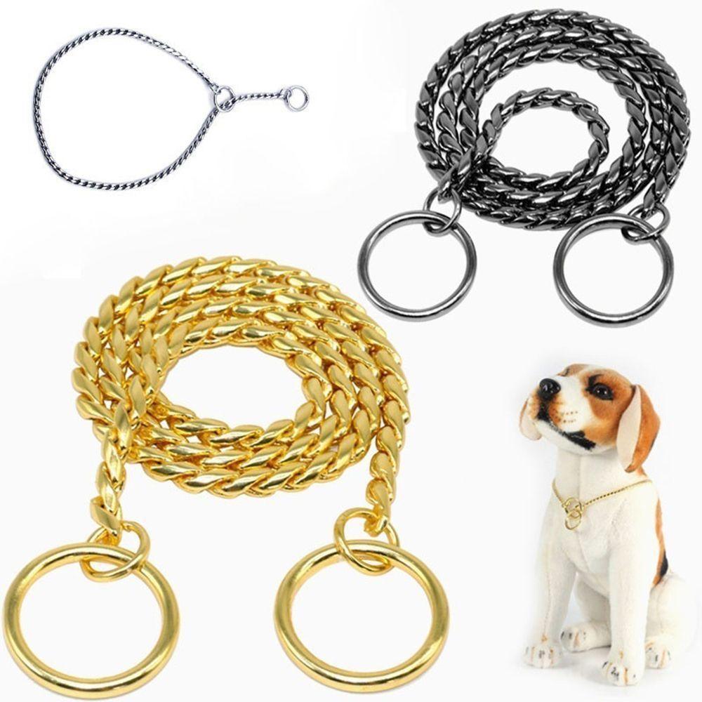 NEARVIO Acessórios Choke Chain Pet Dog Training Snake Heavy Duty
