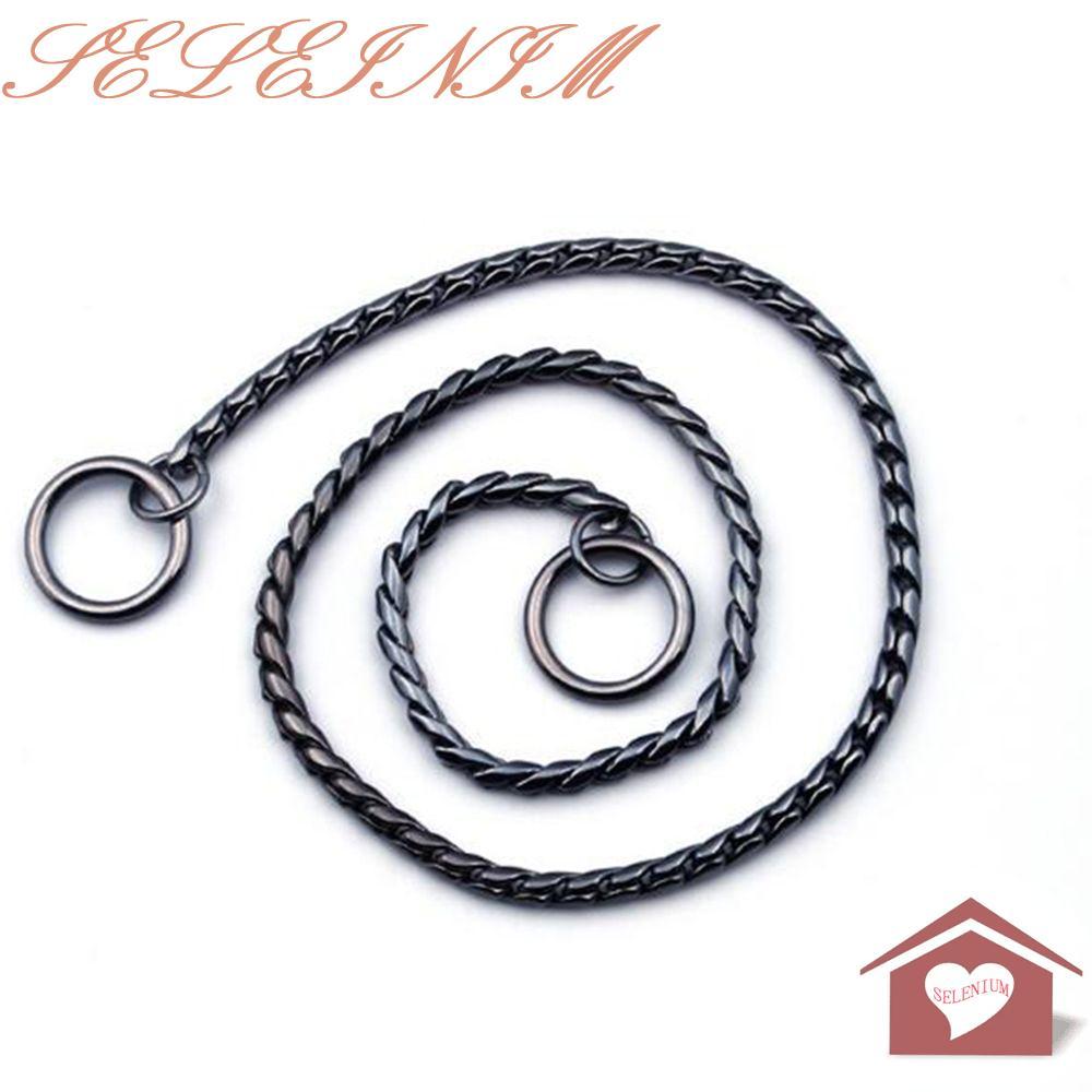 SELENIUM Acessórios Dog Training Retriever Coleiras Choke Chain Heavy Duty