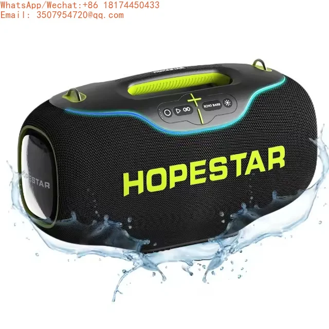 New Original HOPESTAR A80 350W High Quality Portable Audio Speaker RGB Wireless Subwoofer Home Theatre USB For Parties DC