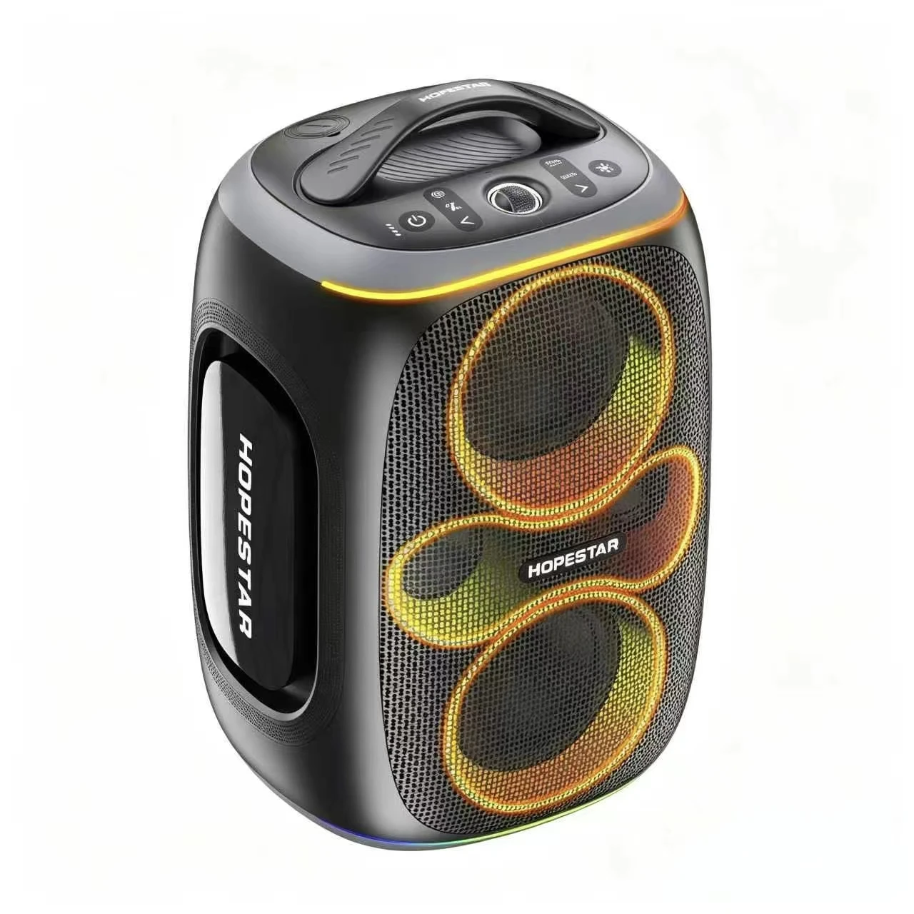 HOPESTAR PARTY130 ULTRA 450W Bluetooth Party Boombox,Dual Wireless Mics,IPX6 Waterproof RGB Speaker For Outdoor Home Karaoke