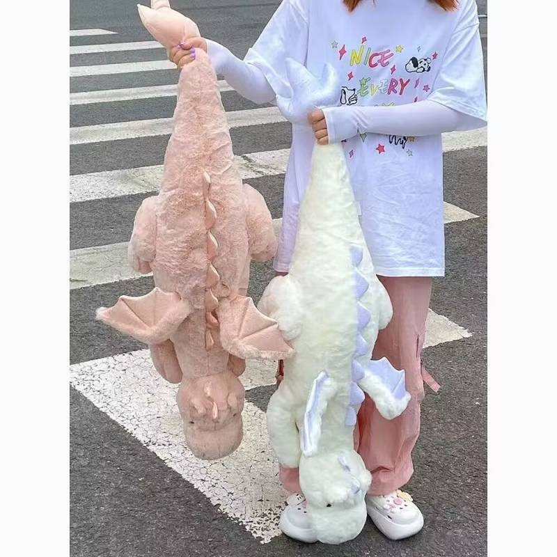 Small Doll Flying Dragon Sleeping Leg-Support Pillow Bed Dinosaur Plush Toy a3ke