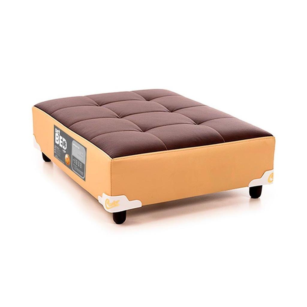Colchão PET Cachorro / Gato Medio Castorpet Bed Marrom/Bege (60x80x19) - Castor