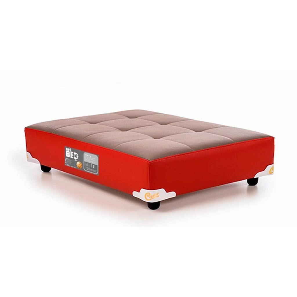 Colchão PET Cachorro / Gato Grande Castorpet Bed Cinza/Vermelho (100x80 (Cinza/Vermelho)) - Castor