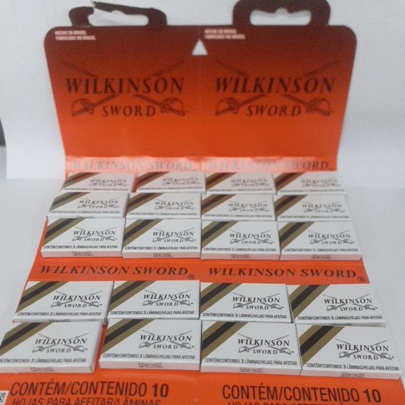 Lamina de barbear wilkinson cart. c/60 unidades