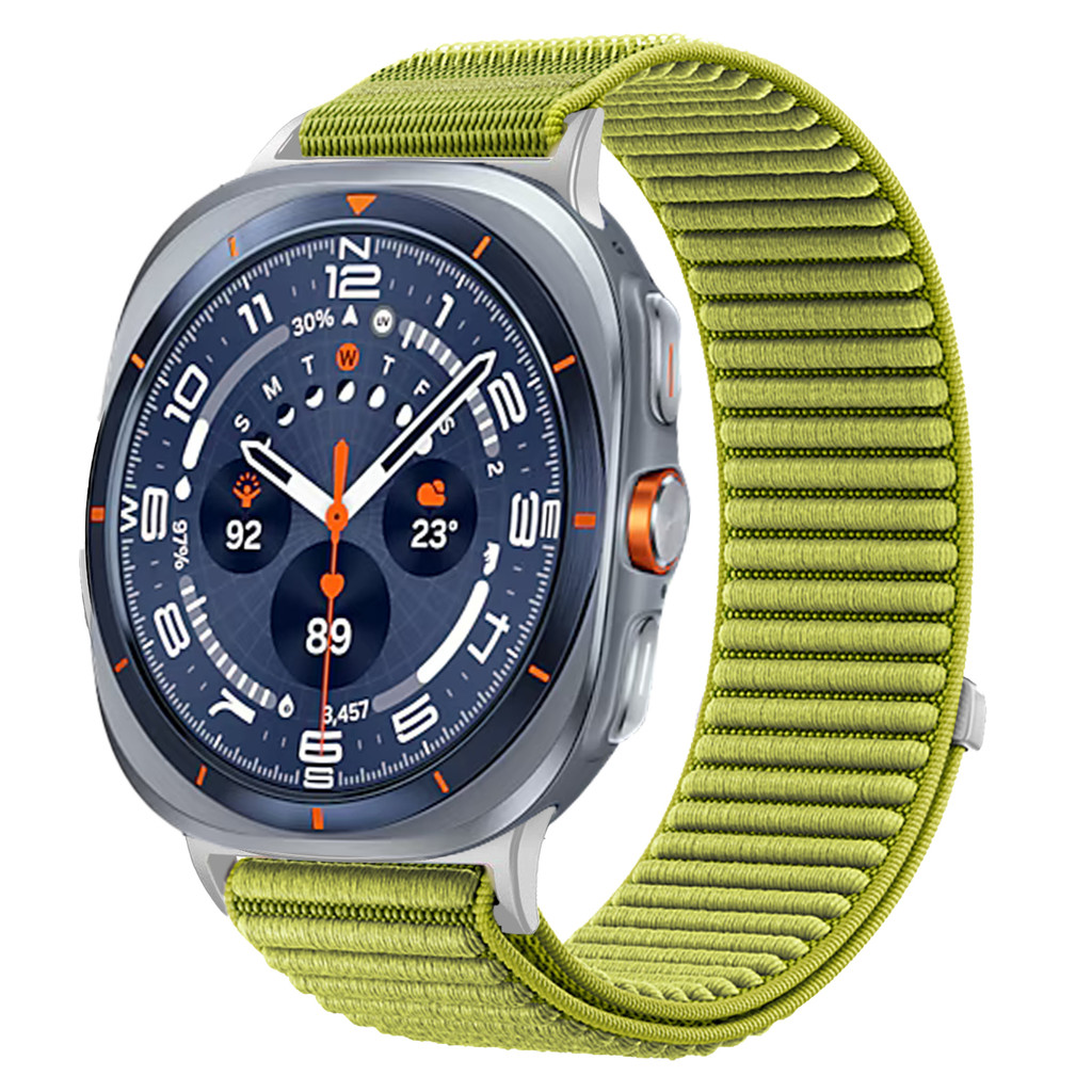 Adequado para Samsung Galaxy Watch Ultra1/2 pulseira trançada Wilderness Mountain Pattern tecido pulseira de Nylon