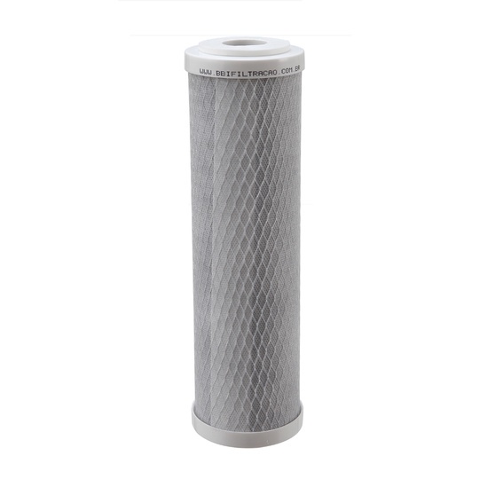 Refil Filtro Carvão Ativado Carbon Block 9.3/4 Encaixe 5 mic
